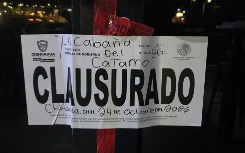 Realiza Gobernación Estatal 263 inspecciones y clausura 16 establecimientos durante la última semana