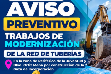 Reitera Municipio y JMAS recomendaciones ante próximos trabajos de modernización de tuberías