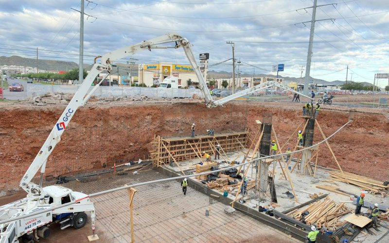 Realiza SCOP colados de cimentación en el Paso Inferior Los Arcos