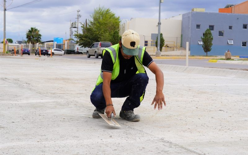 Registra Municipio avance del 70 por ciento de pavimentación en calle Río Nilo