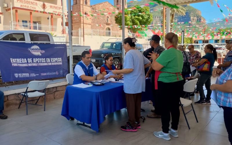 Avanza la segunda entrega de apoyos alimentarios para personas mayores o con discapacidad