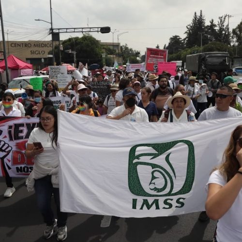Megamarcha de trabajadores del IMSS en CDMX: ¿A qué hora inicia y qué calles cerrarán el 13 de octubre?