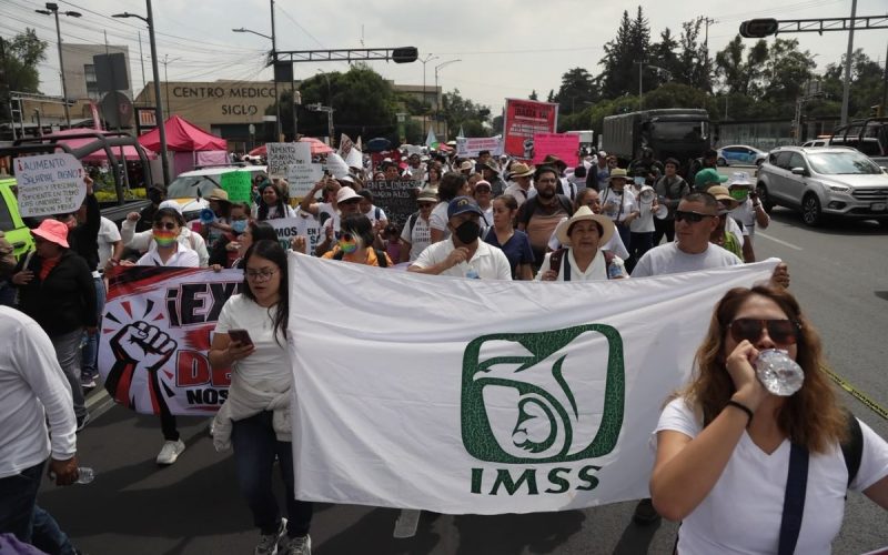 Megamarcha de trabajadores del IMSS en CDMX: ¿A qué hora inicia y qué calles cerrarán el 13 de octubre?