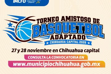 Invita Municipio a equipos a participar en el Torneo Amistoso de Básquetbol Adaptado