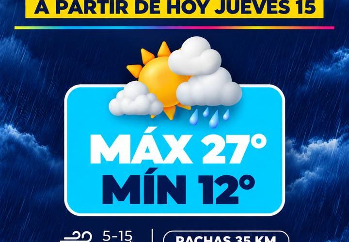 Recuerda tomar precauciones por el pronóstico de lluvias para hoy y mañana: Municipio