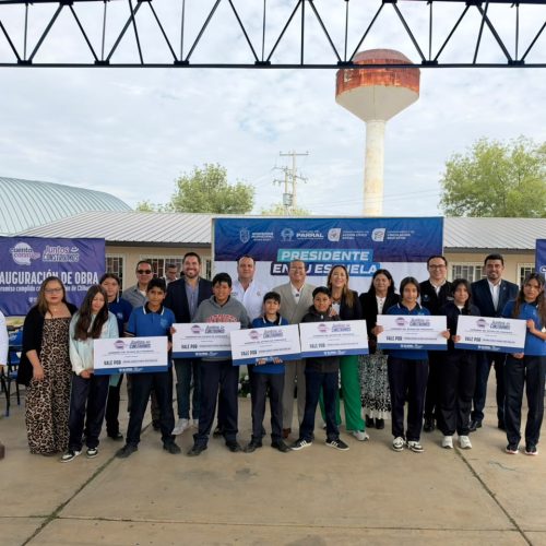 Destina Gobierno del Estado 28.3 mdp para fortalecer infraestructura escolar en Parral