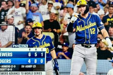 ¡ADIÓS AL TRICAMPEONATO! LOS BREWERS ELIMINAN A LOS DODGERS Y VAN A LA SERIE MUNDIAL