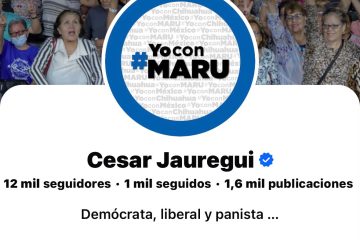 La burla de Jáuregui:  “Yo con Maru”