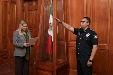Maru Campos toma protesta a Luis Aguirre como nuevo titular de la SSPE