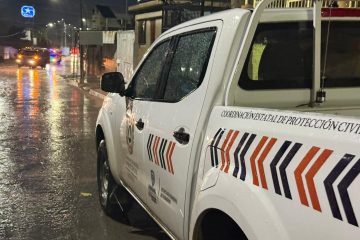 Reporta Protección Civil 90 incidencias por lluvias durante las últimas horas
