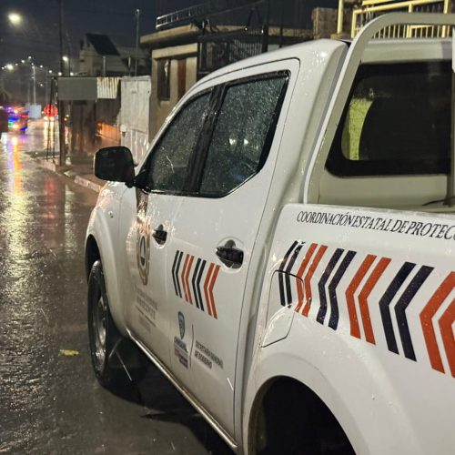 Reporta Protección Civil 90 incidencias por lluvias durante las últimas horas