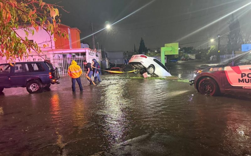 Atiende Gobierno Municipal reportes por lluvias registradas durante la madrugada en Chihuahua Capital