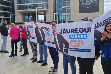 Del respaldo a la presión política: panistas llevan protesta por César Jáuregui hasta las puertas del Tribunal