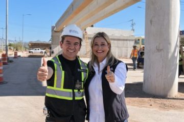 Maru Campos supervisa obras viales de gran alcance que mejorarán la movilidad de miles de familias