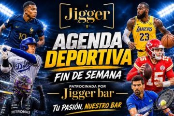¡FIN DE SEMANA DEPORTIVO! FÓRMULA 1, NFL Y GRANDES DUELOS DEL FÚTBOL SE VIVEN EN JIGGER